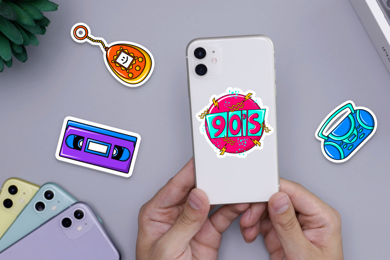 retro-90s-stickers-png-vintage-sticker-bundle