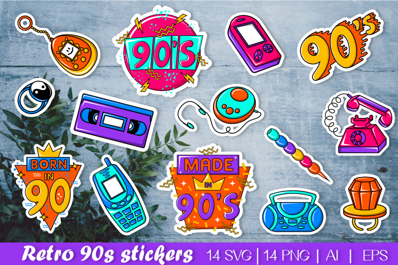 retro-90s-stickers-png-vintage-sticker-bundle