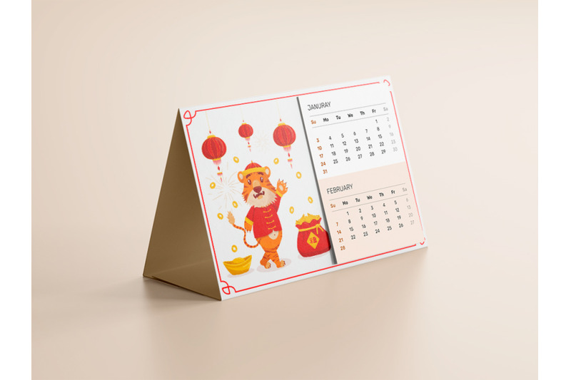 large-set-of-cute-chinese-new-year-tigers-stickers