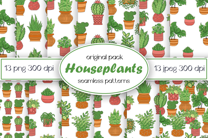 13-seamless-patterns-with-hoyseplants-backgrounds-with-potted-plant