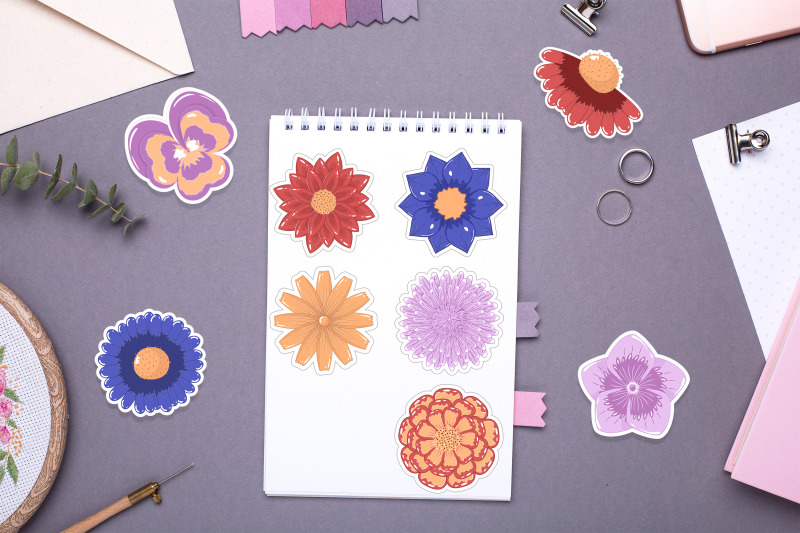 autumn-flowers-png-sticker-pack