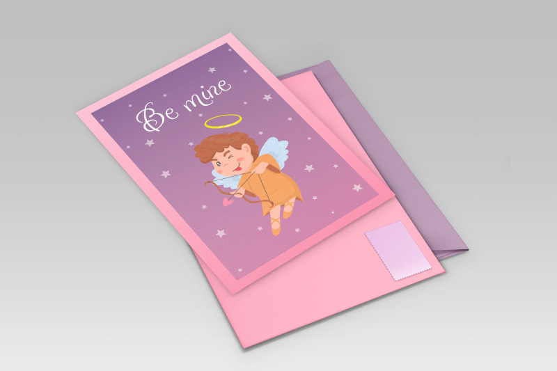 valentine-039-s-day-stickers-funny-cartoon-angels-png