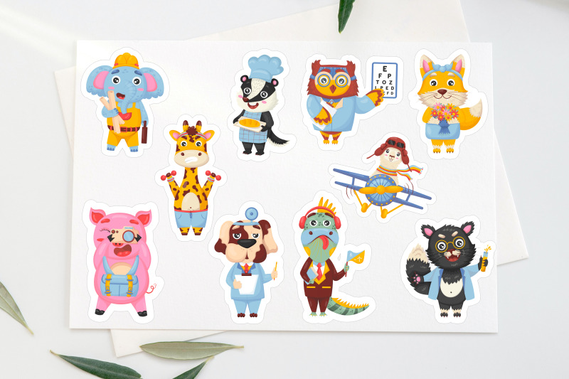 cute-animals-profession-26-png-stickers-design