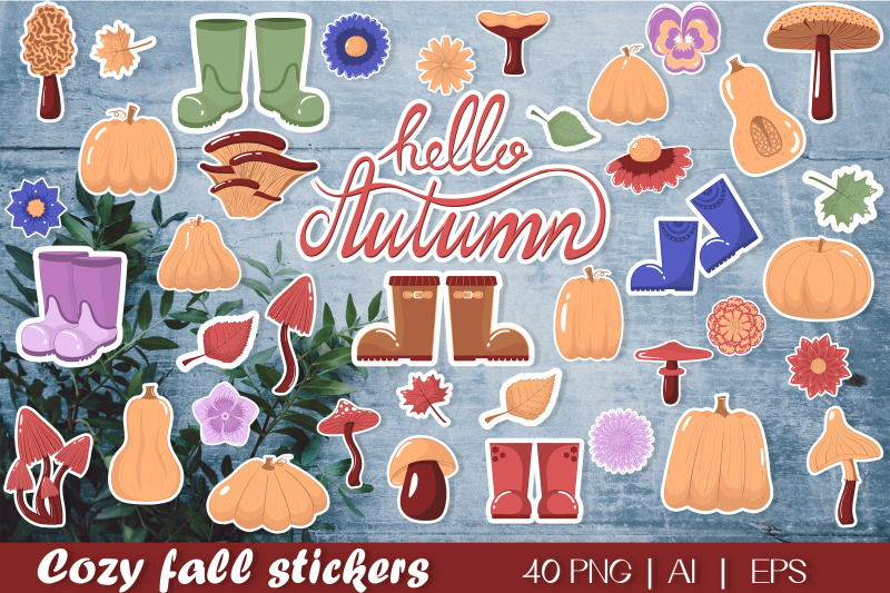 autumn-forest-clipart-fall-things-stickers