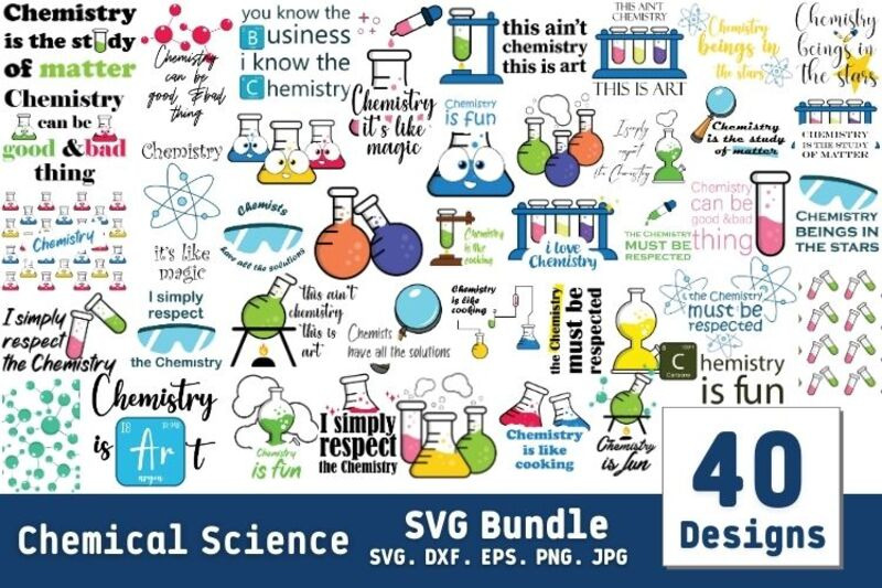 chemical-science-svg-bundle