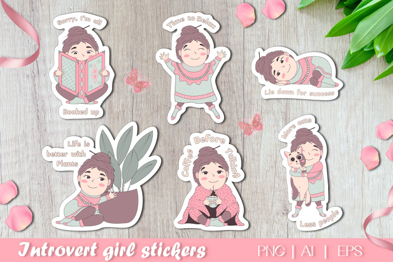 cute-introvert-girl-printable-stickers-homebody-girl-png