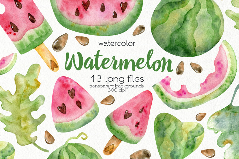 watercolor-watermelon-clipart-png-files