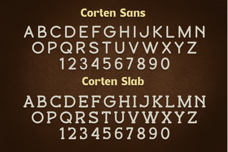 corten-font-collection