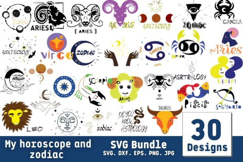 my-horoscopes-and-zodiac-svg-bundle