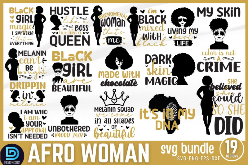 afro-woman-svg-bundle