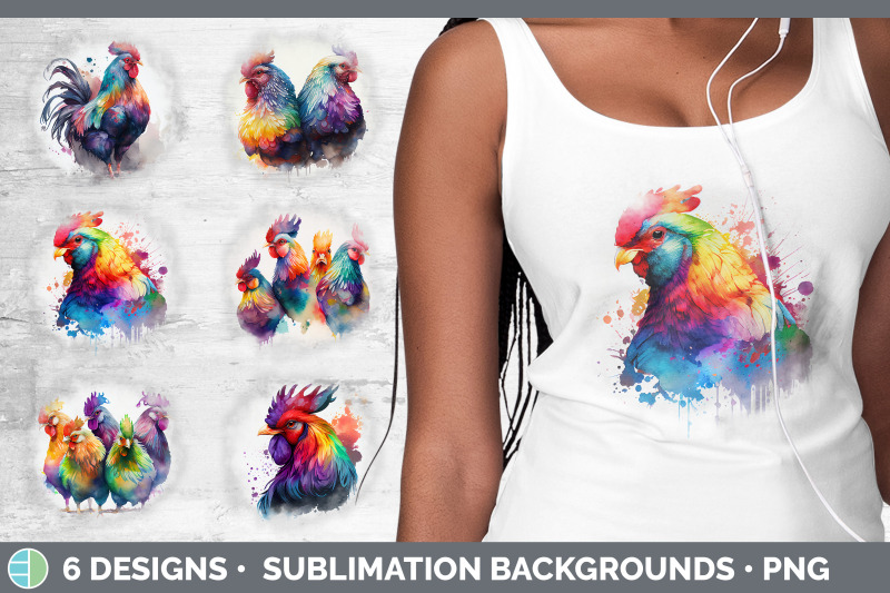 rainbow-chicken-background-grunge-sublimation-backgrounds