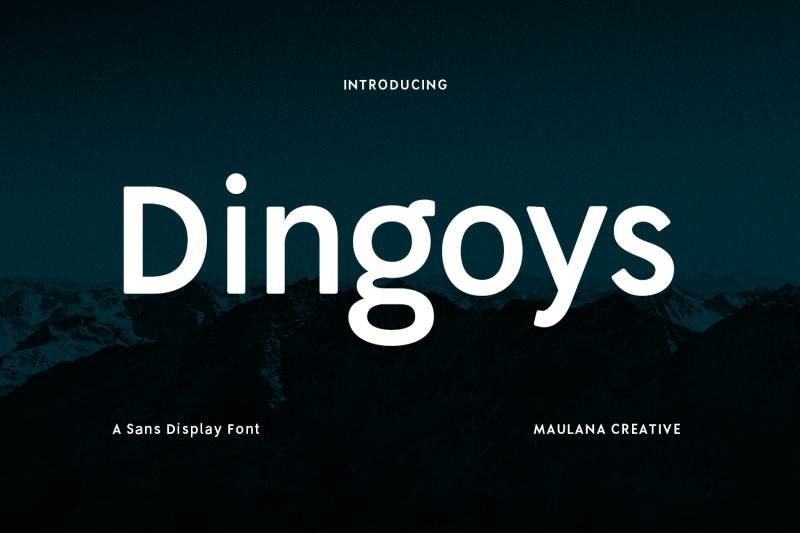 dingoys-sans-font