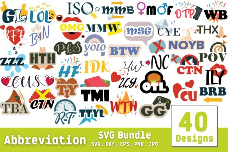 abbreviation-svg-bundle