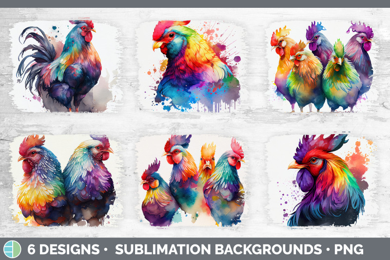 rainbow-chicken-distressed-sublimation-background-panel