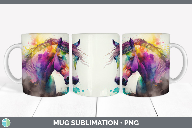 rainbow-horse-mug-sublimation-bundle