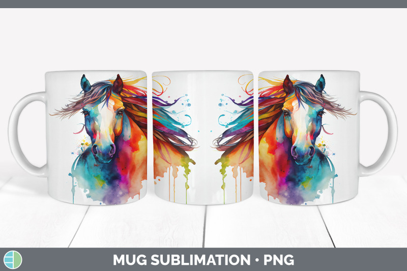 rainbow-horse-mug-sublimation-bundle