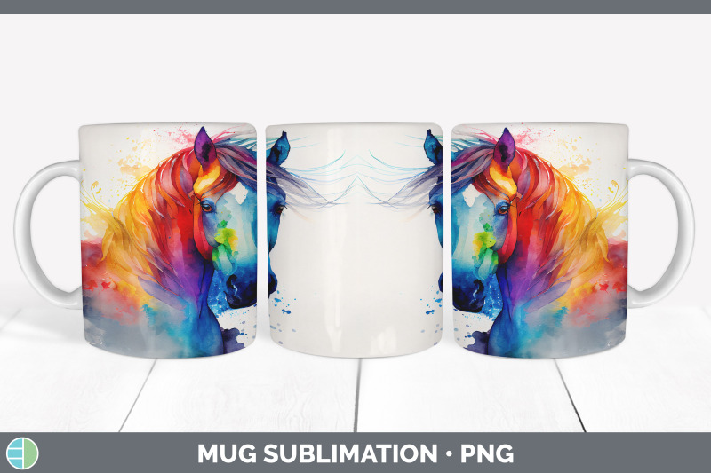 rainbow-horse-mug-sublimation-bundle