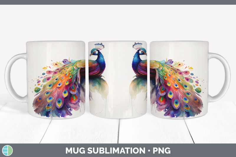 rainbow-peacocks-mug-sublimation