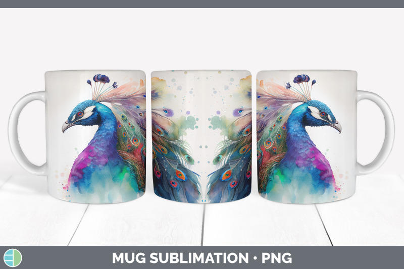 rainbow-peacocks-mug-sublimation