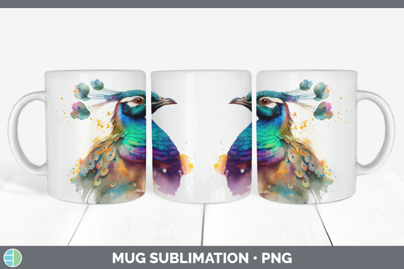 rainbow-peacocks-mug-sublimation