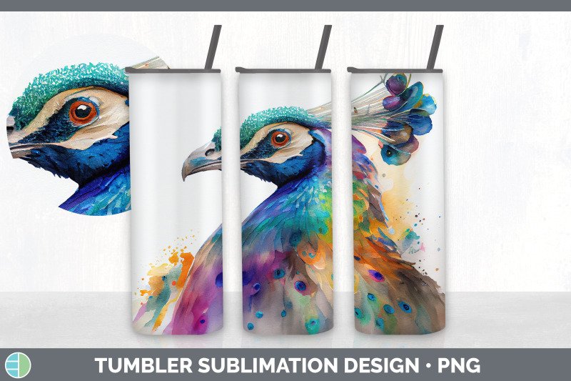 rainbow-peacocks-tumbler-sublimation-bundle