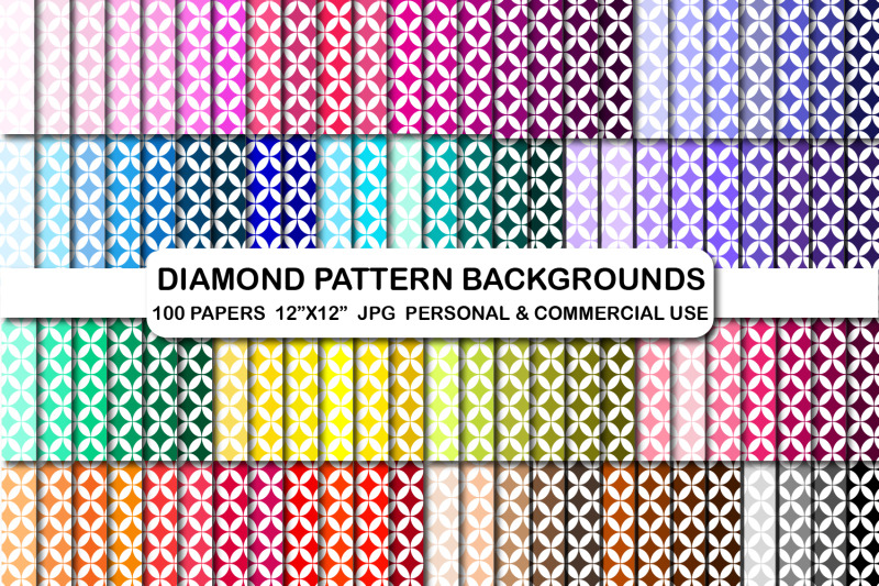 diamond-shape-digital-papers-diamonds-pattern-scrapbooking