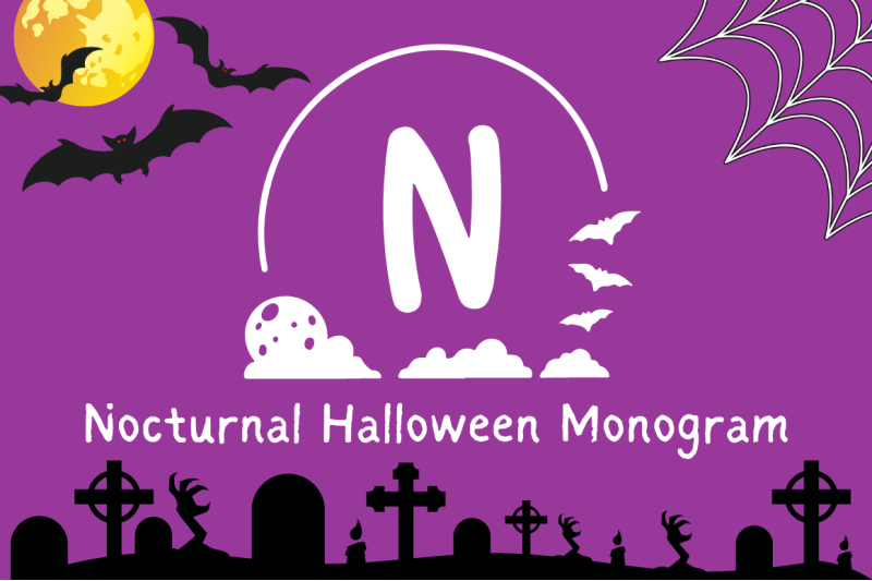 nocturnal-halloween-monogram