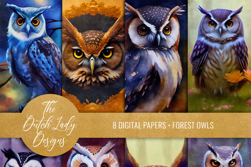 mystic-forest-owl-digital-backgrounds