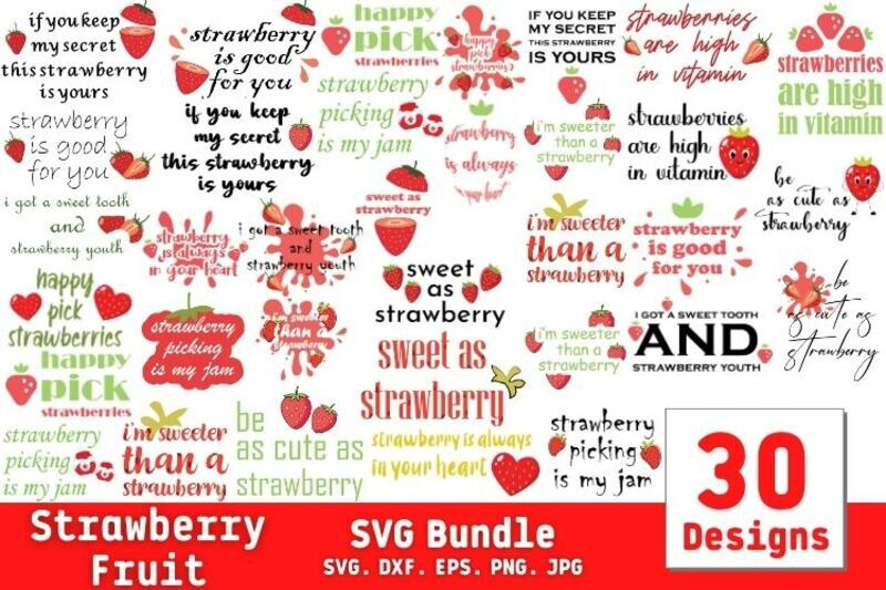 strawberry-fruit-svg-bundle