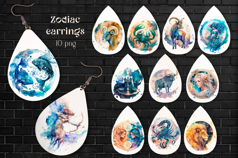 zodiac-teardrop-earring-sublimation-png-12-astrology-designs