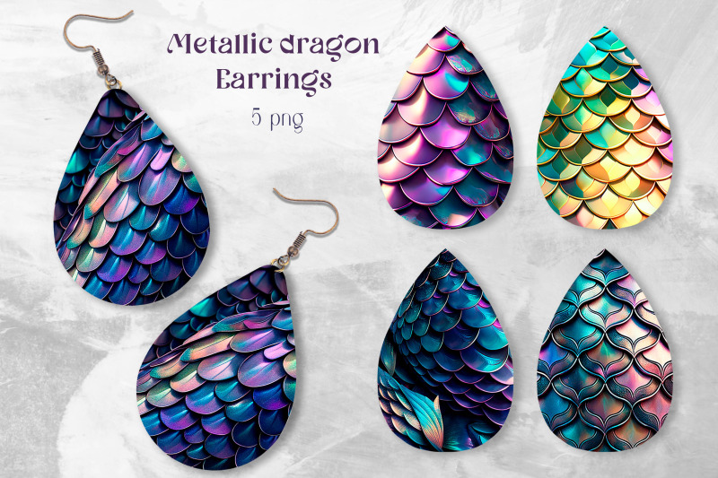 dragon-skin-earring-sublimation-bundle-texture-earrings-png