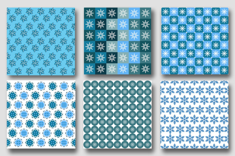 winter-snowflakes-pattern-digital-papers