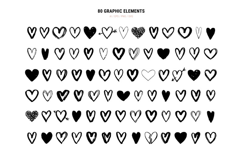 valentine-039-s-set-hearts-amp-patterns