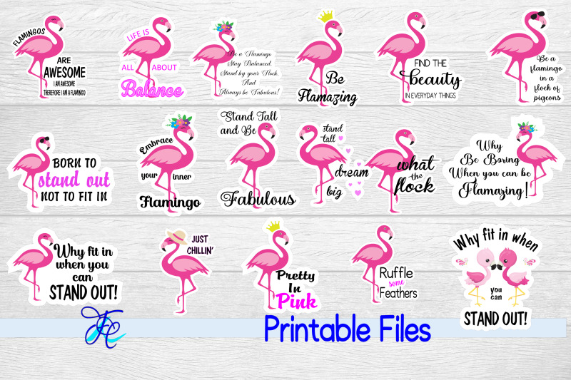 flamingo-stickers