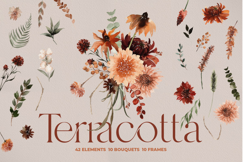 terracotta-floral