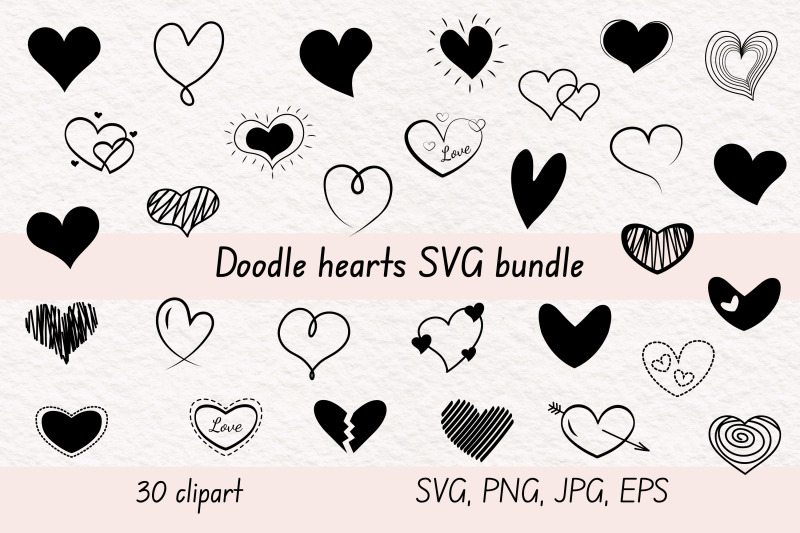 doodle-hearts-svg-bundle