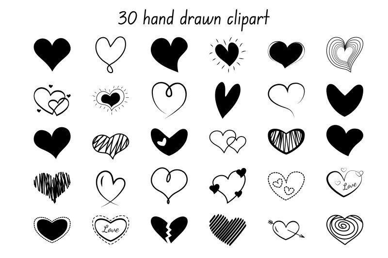 doodle-hearts-svg-bundle