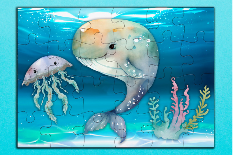 sea-creatures-watercolor-cliparts