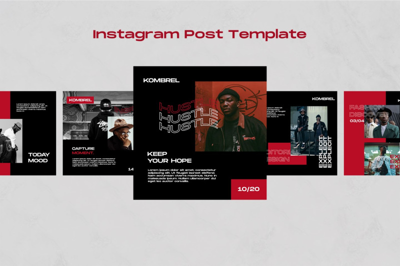 kombrel-instagram-post-template