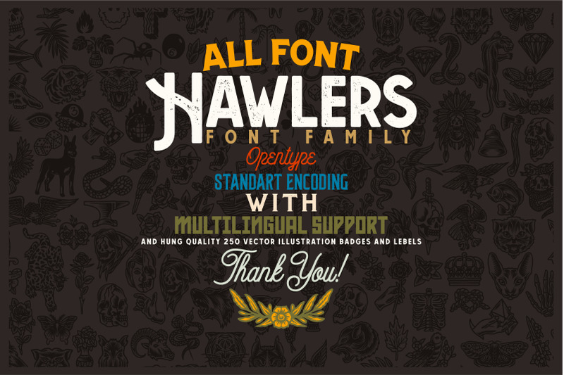 hawlers-font-family-extras