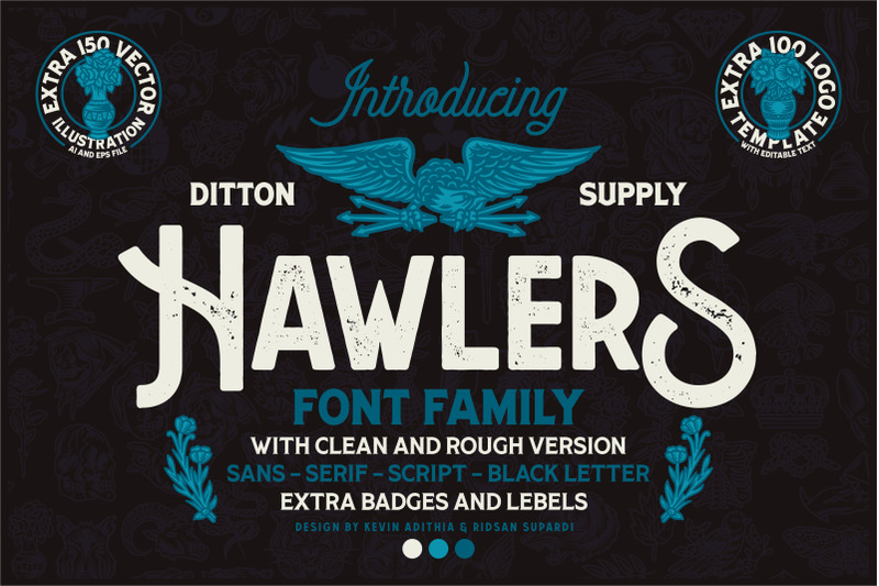 hawlers-font-family-extras-disc