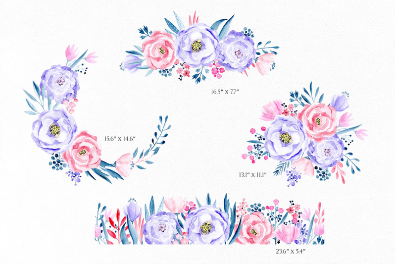 watercolor-violet-amp-pink-flowers