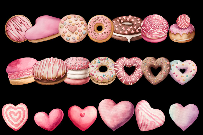 birthday-dessert-clipart-cupcakes-and-donuts-png