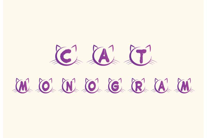 cat-monogram