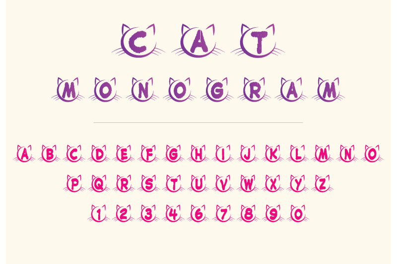 cat-monogram