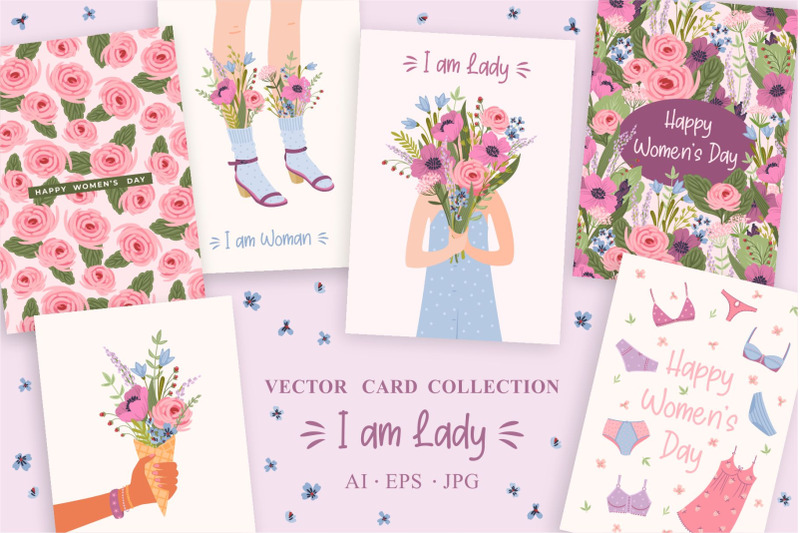 i-am-lady-card-collection