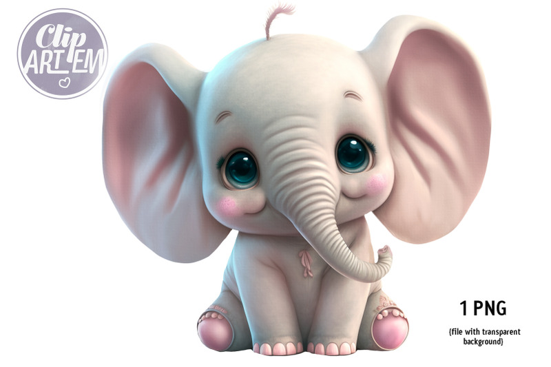 blush-pink-baby-girl-elephant-png-image-sublimation