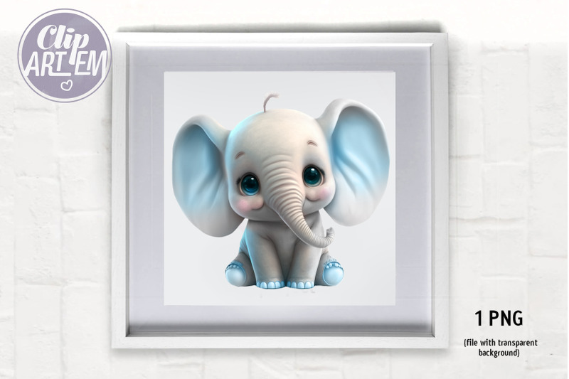 very-sweet-blush-blue-baby-boy-elephant-png-clip-art-sublimation