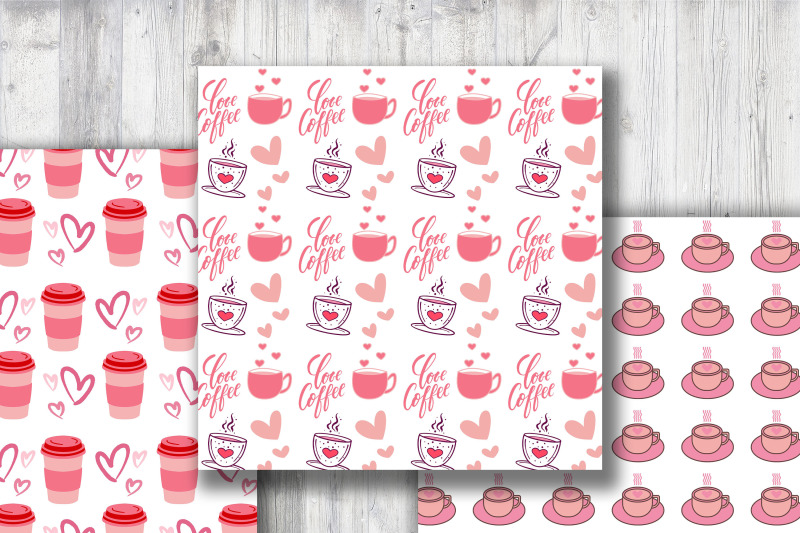 pink-coffee-digital-papers