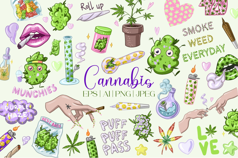 cannabis-bundle-sublimation-cute-weed-planner-marijuana-digital-stic